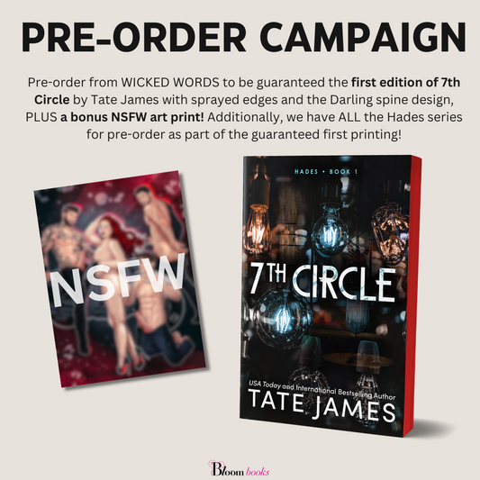 7th Circle by Tate James (First Edition Preorder) Hades #1