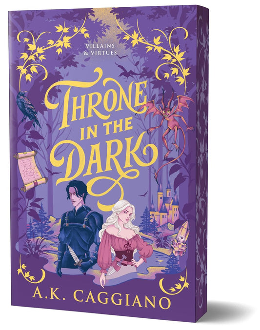 Throne in The Dark by A.K. Caggiano (Villains & Virtues #1)