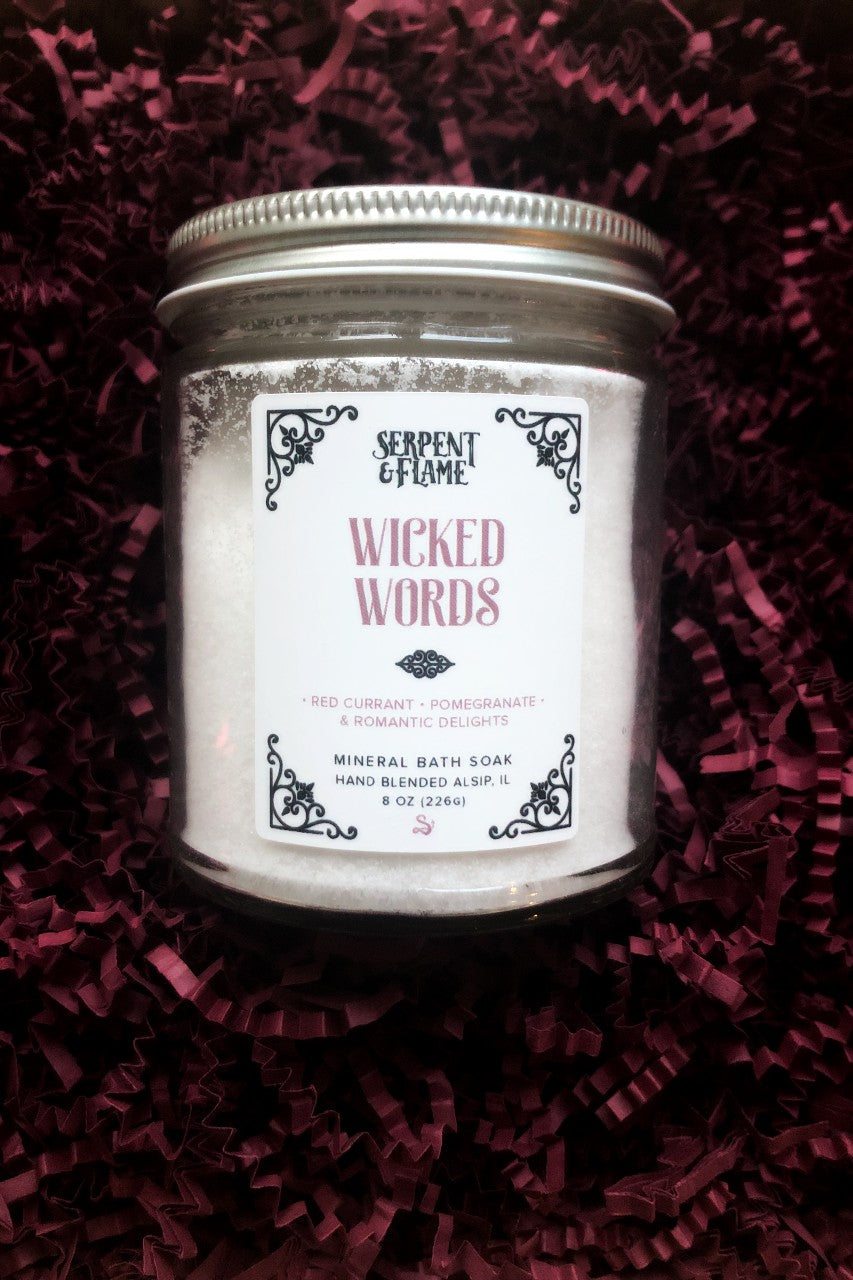 Wicked Words Mineral Bath Soak (8oz)