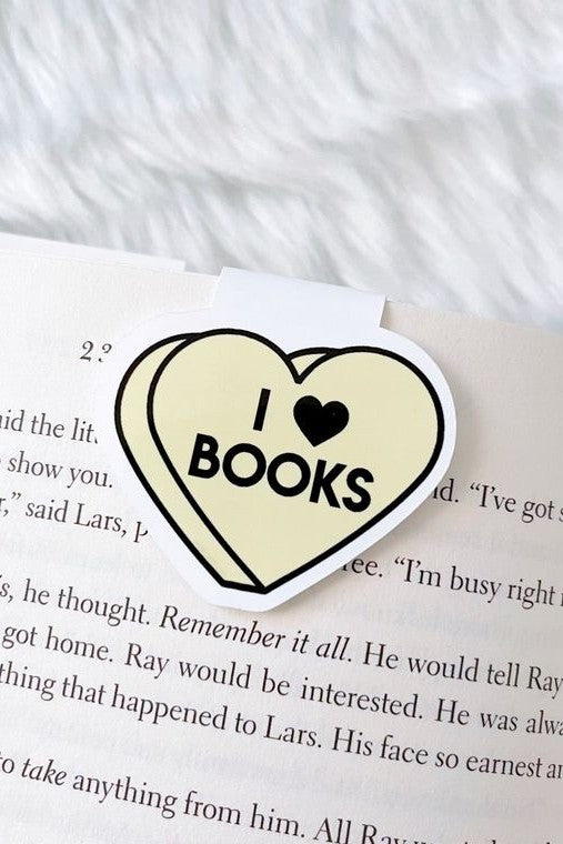Candy Heart Magnetic Bookmarks