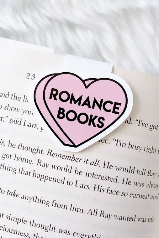 Candy Heart Magnetic Bookmarks